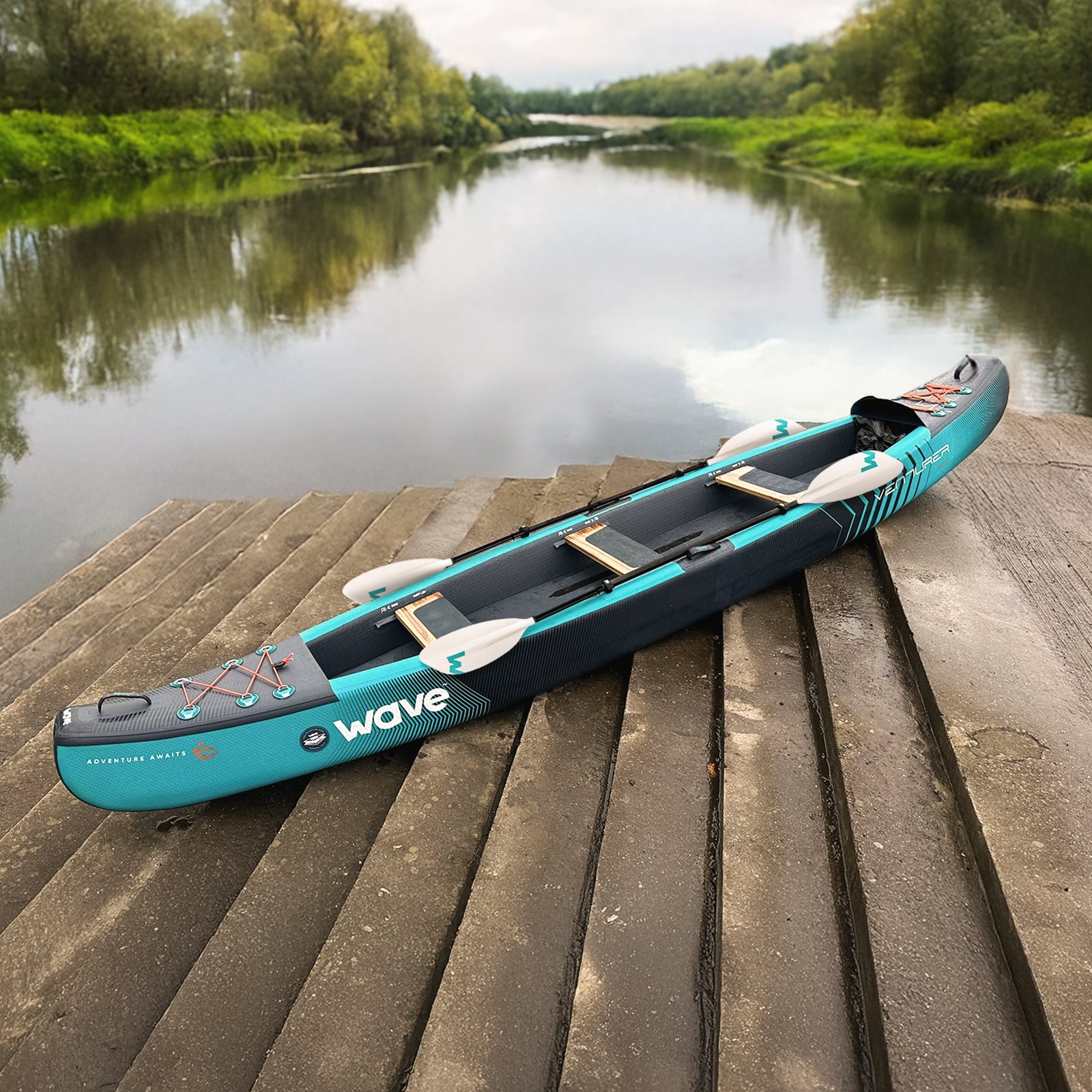 Venturer Inflatable Canoe | 2-3 Person
