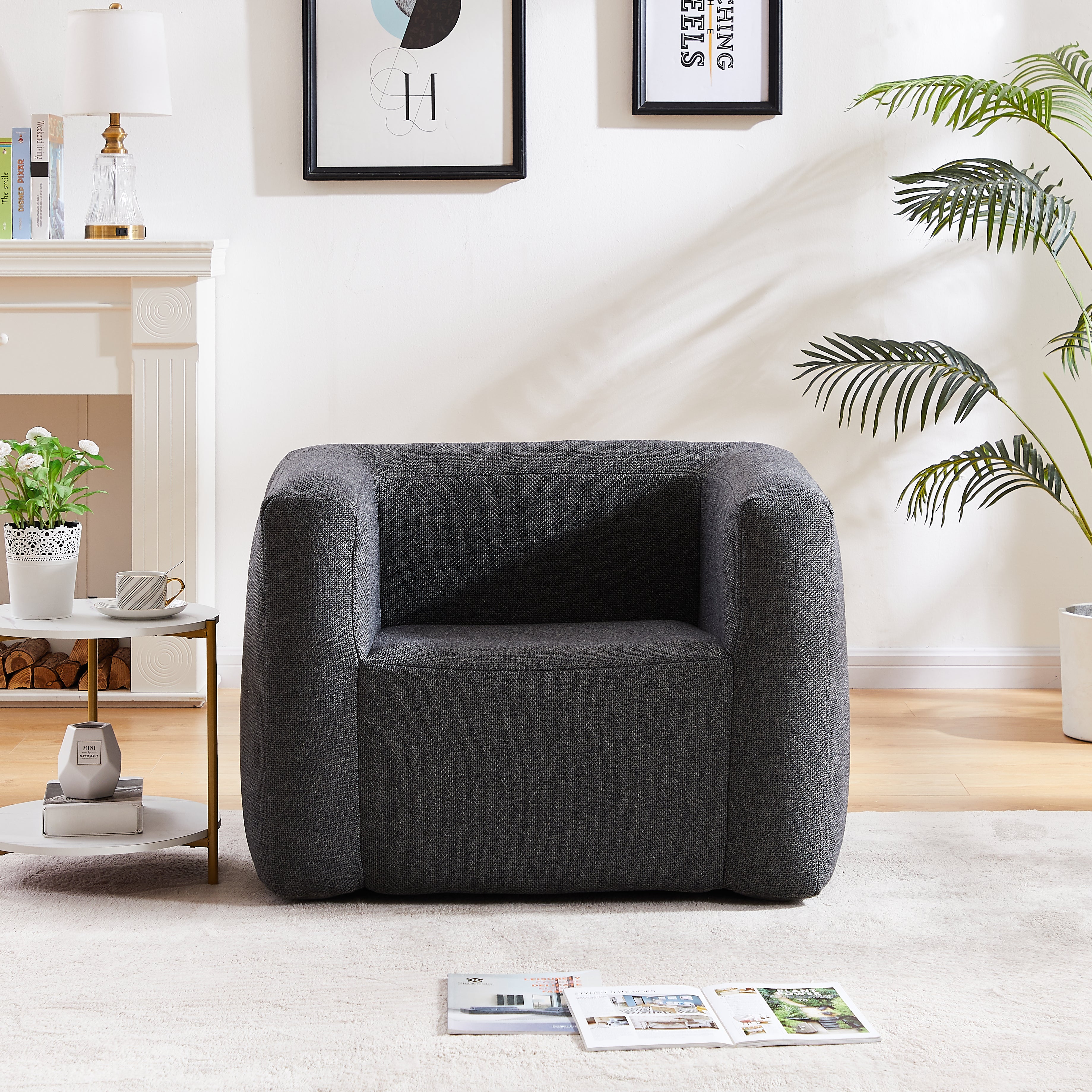 Chair and Double Sofa Set