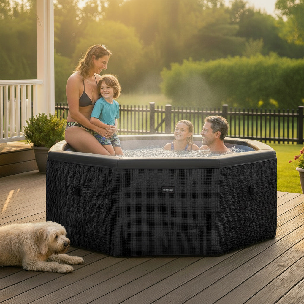 Como | 6-Person Eco Foam Hot Tub | Built-In Integrated Heater | UKCA