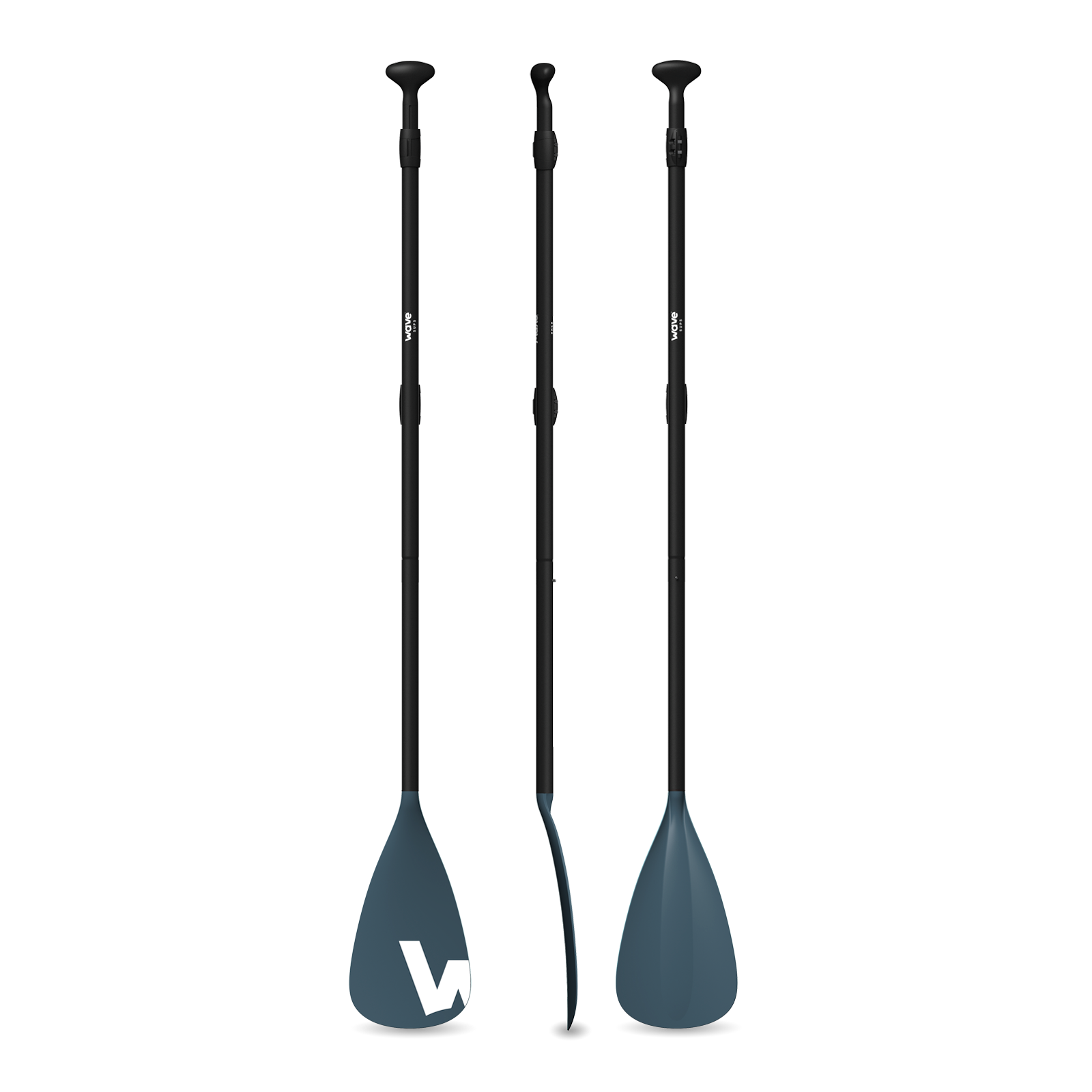 Aluminium Kids Paddle | 3 Piece Paddles Wave Sups Navy