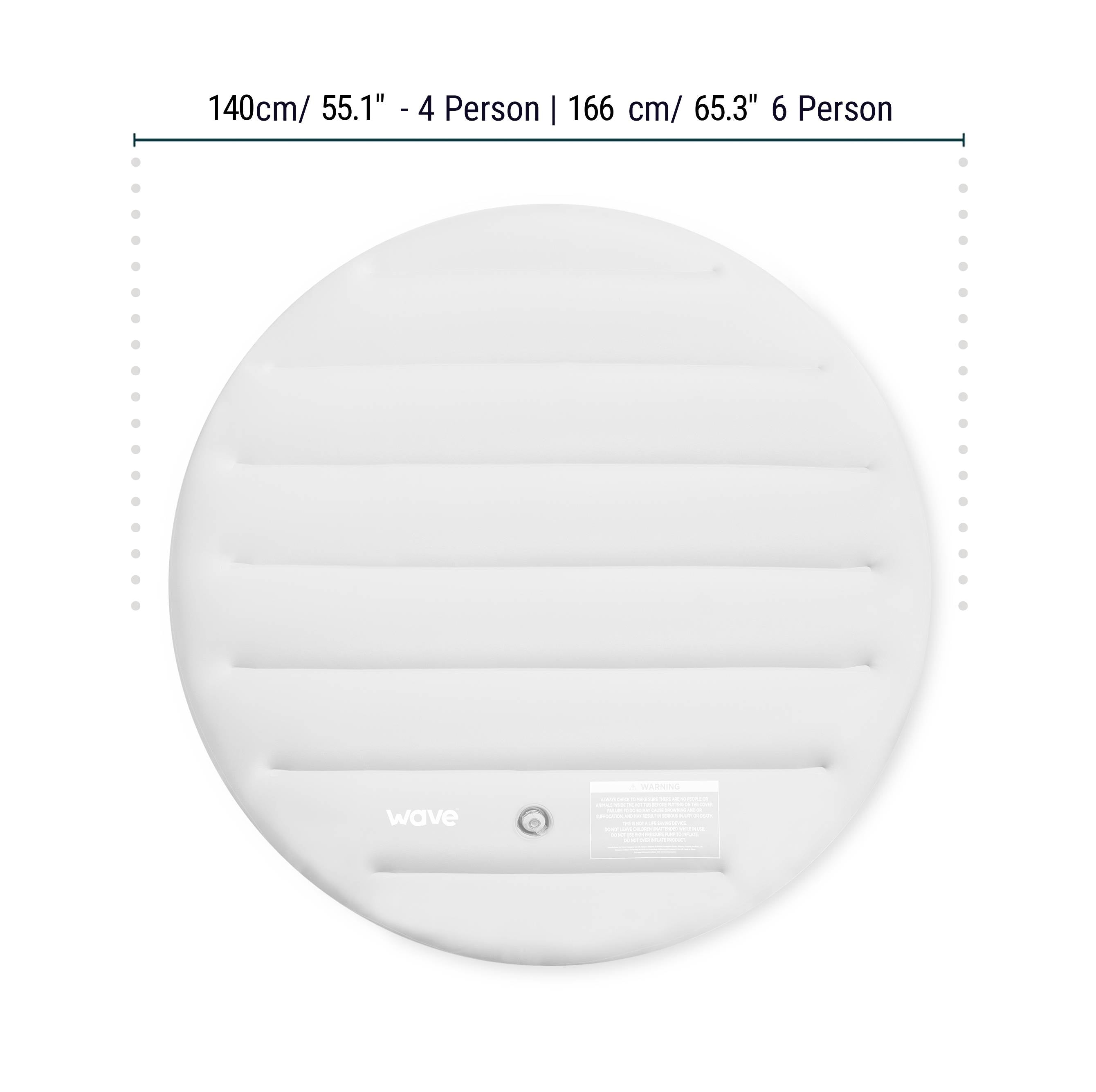 Thermally Efficient Protective Inflatable Cover | White