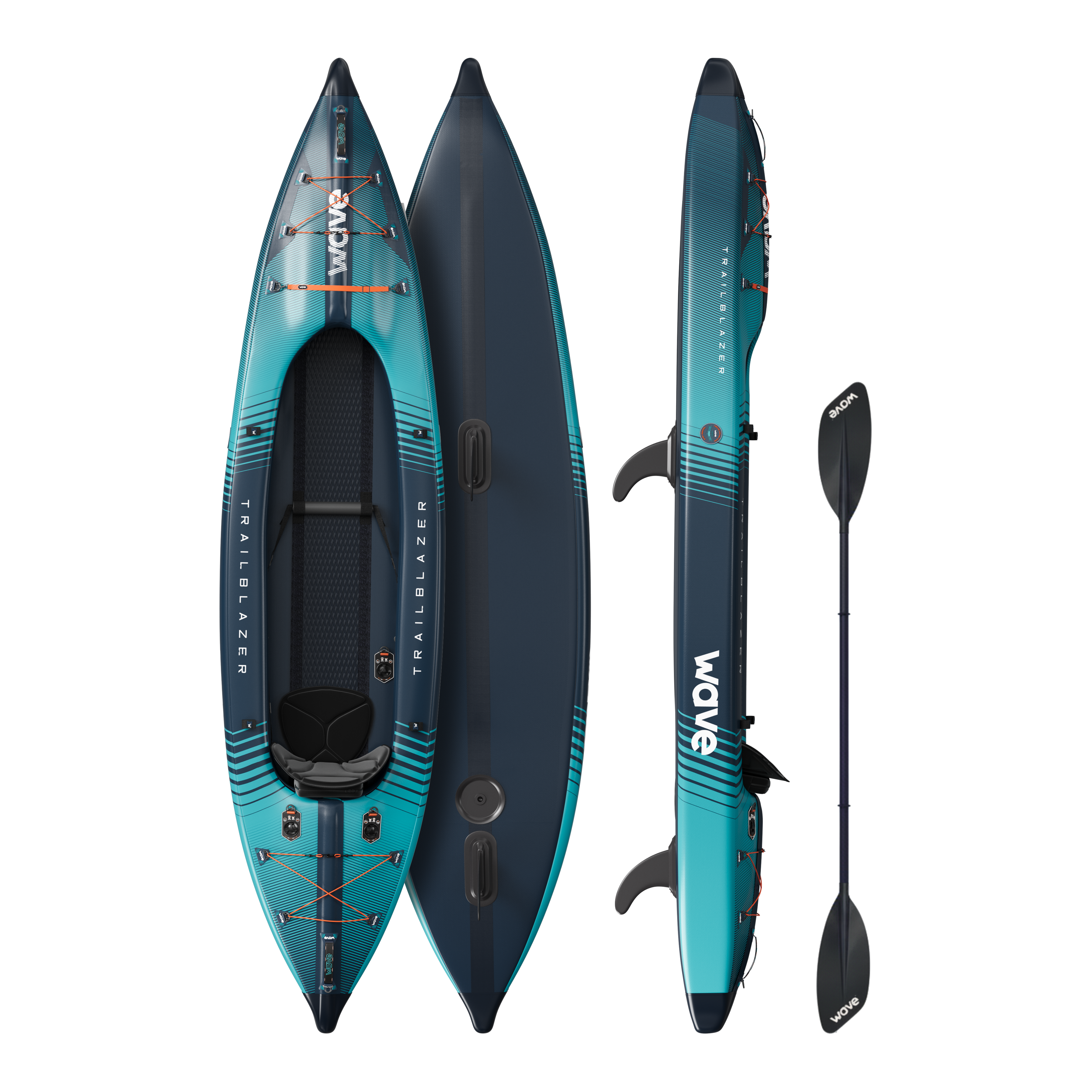 Trailblazer 3.0 | Inflatable Kayak | Drop-Stitch | 2-3 Seater