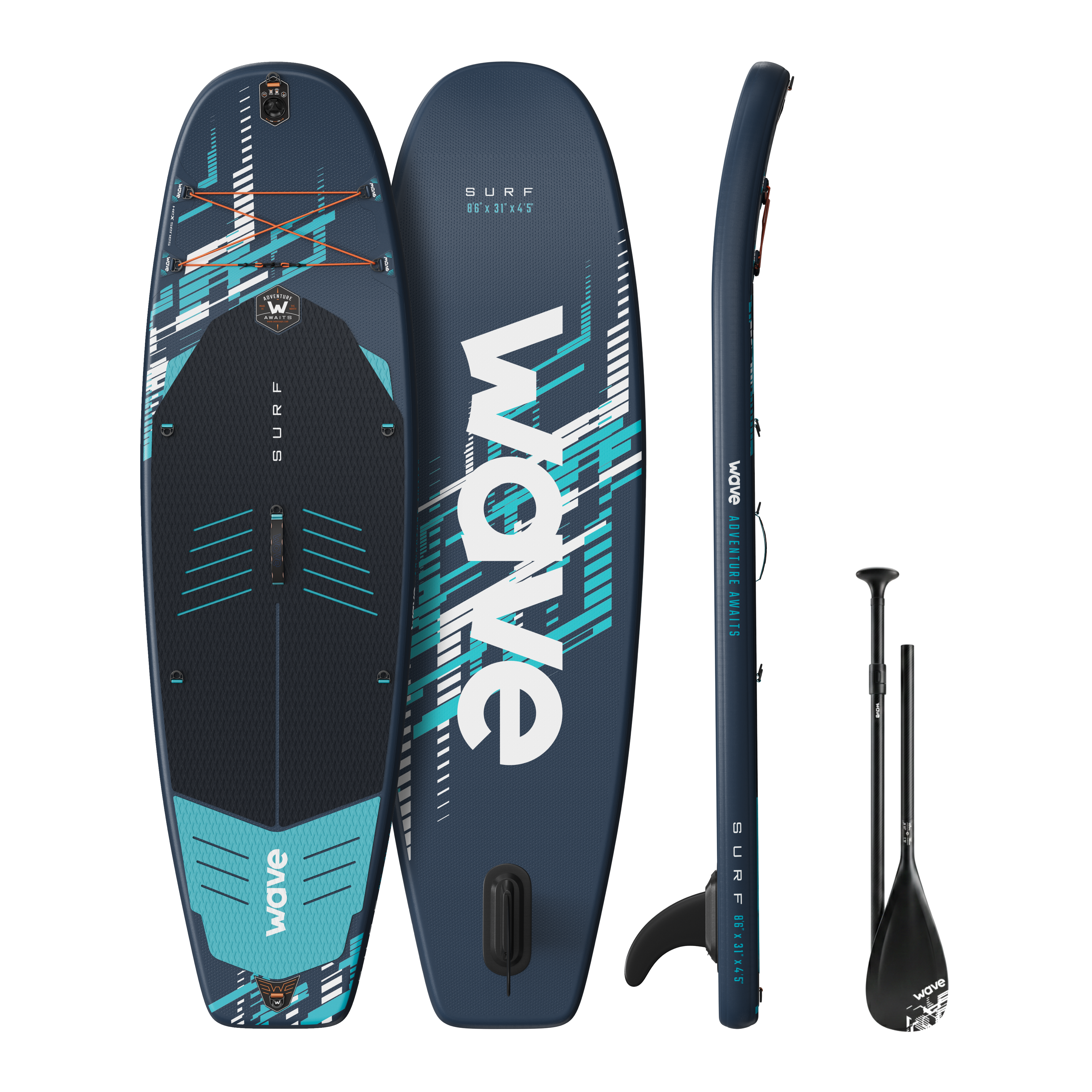 Surf 3.0 SUP | Inflatable Stand-Up Paddleboard | Surf SUP Package | 8.6ft