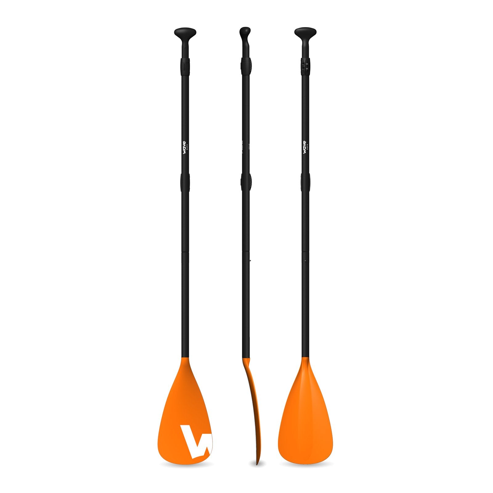 Aluminium Paddle | Tourer, Cruiser, Woody SUPs | Orange - Wave Sups Inflatable Paddle boards