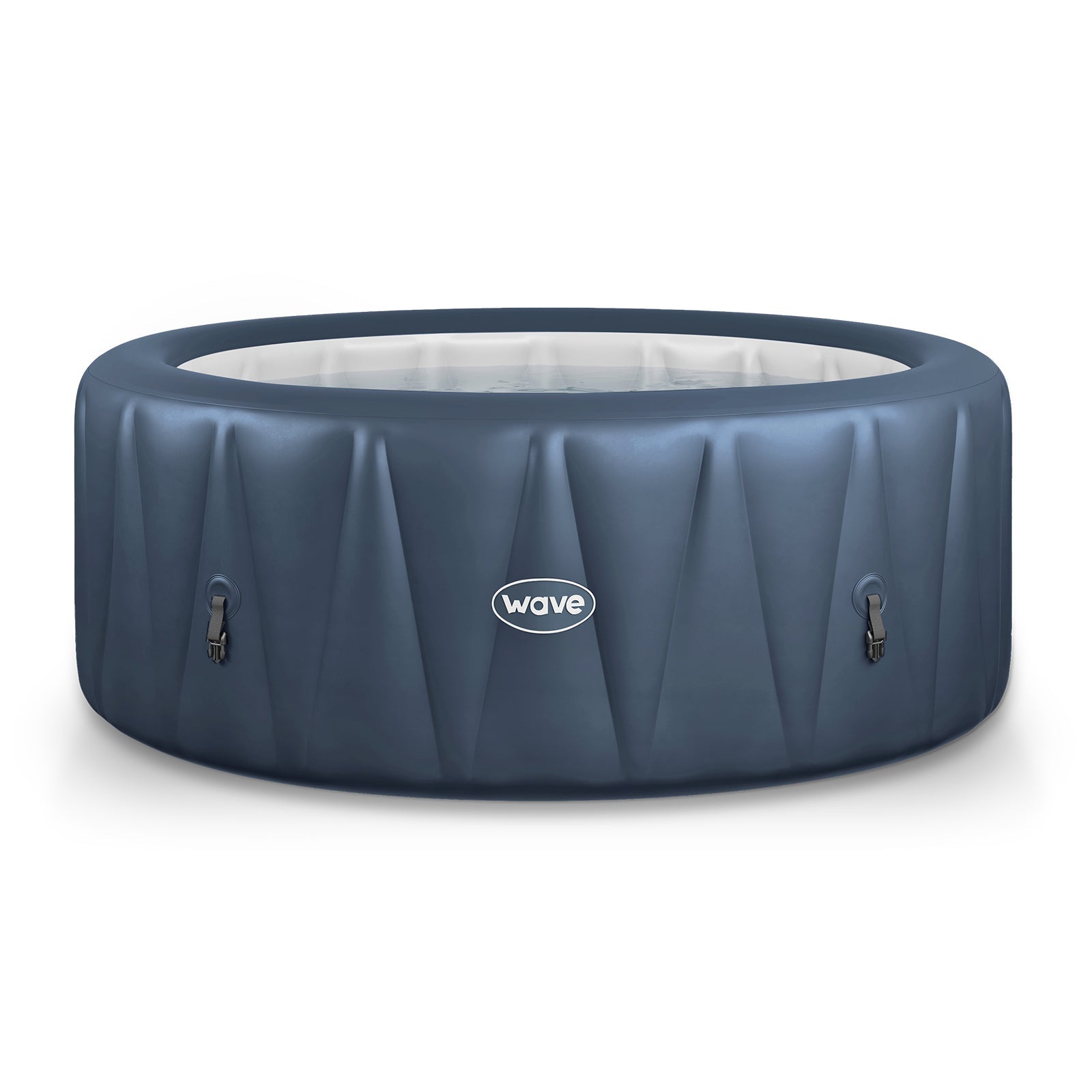 Atlantic | 4/6-Person Inflatable Hot Tub | Integrated Heater Inflatable Spas Wave Spas Navy Standard 6 Person | 208x65cm