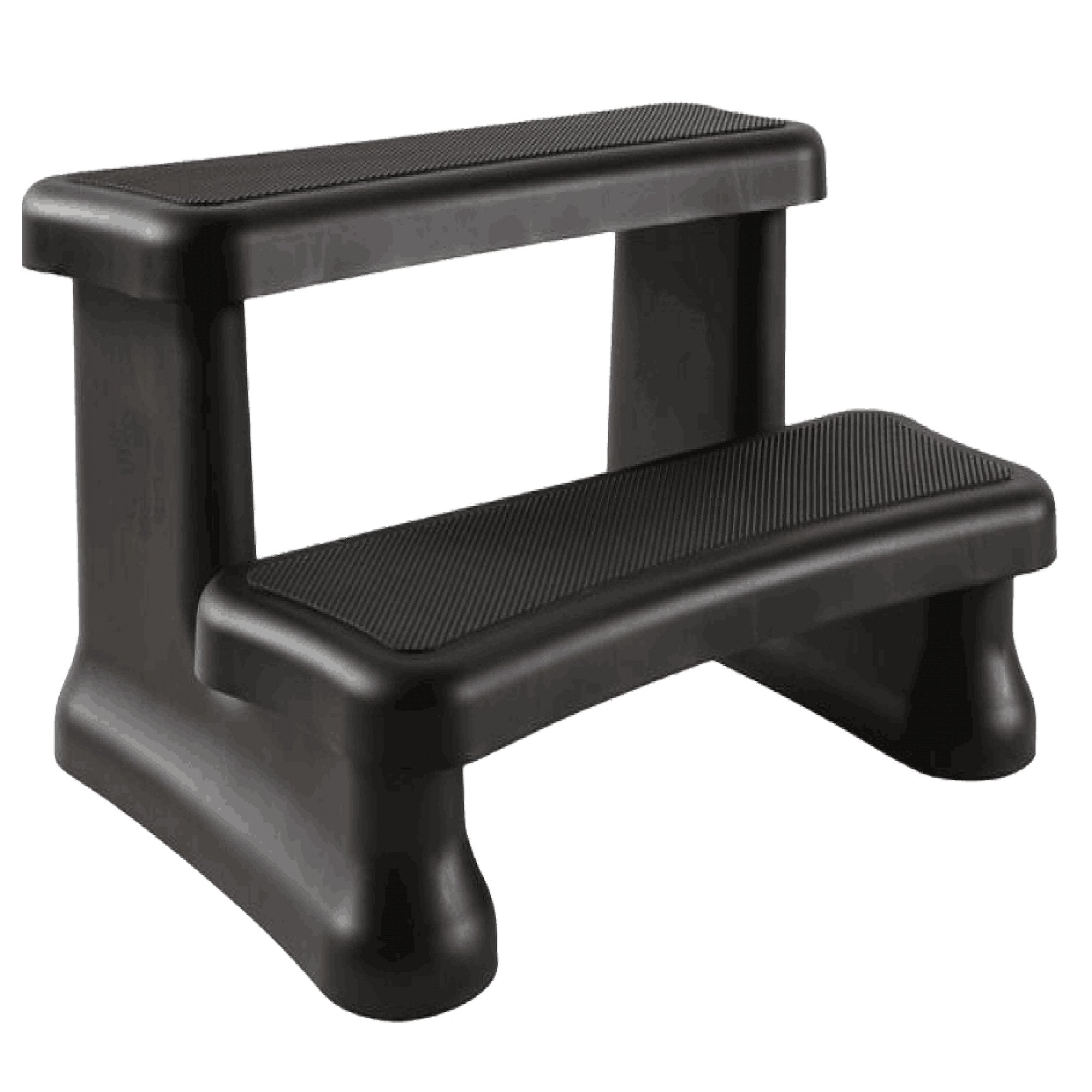 Black Non-Slip Grip Rounded Spa Steps Steps Wave Spas
