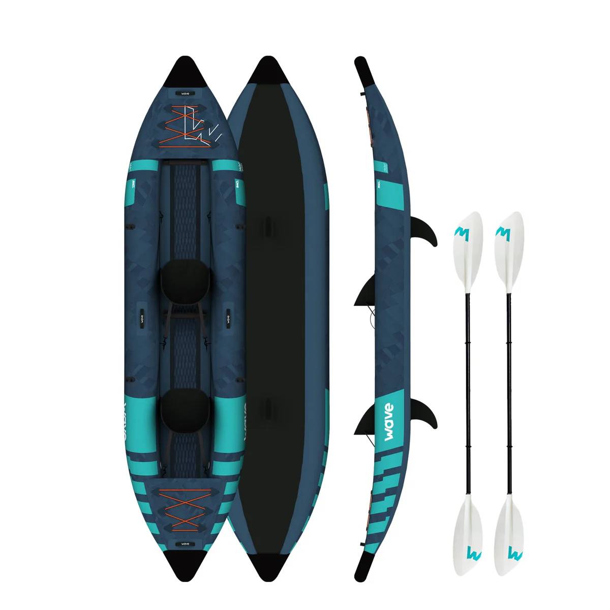Explorer | Inflatable Kayak | PU-Stitch | 1-2/2-3 Seater Kayak Wave Sups 1-2 Seater data-contona-source
