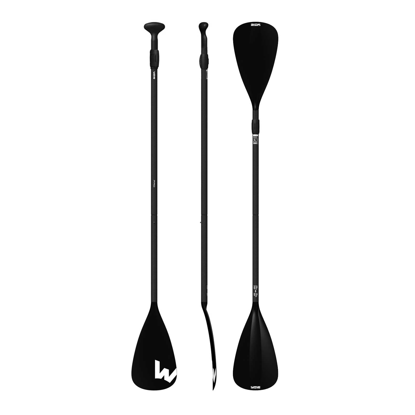 Lightweight Carbon Paddle / Kayak Conversion | Pro | Black Conversion Kit Wave Sups