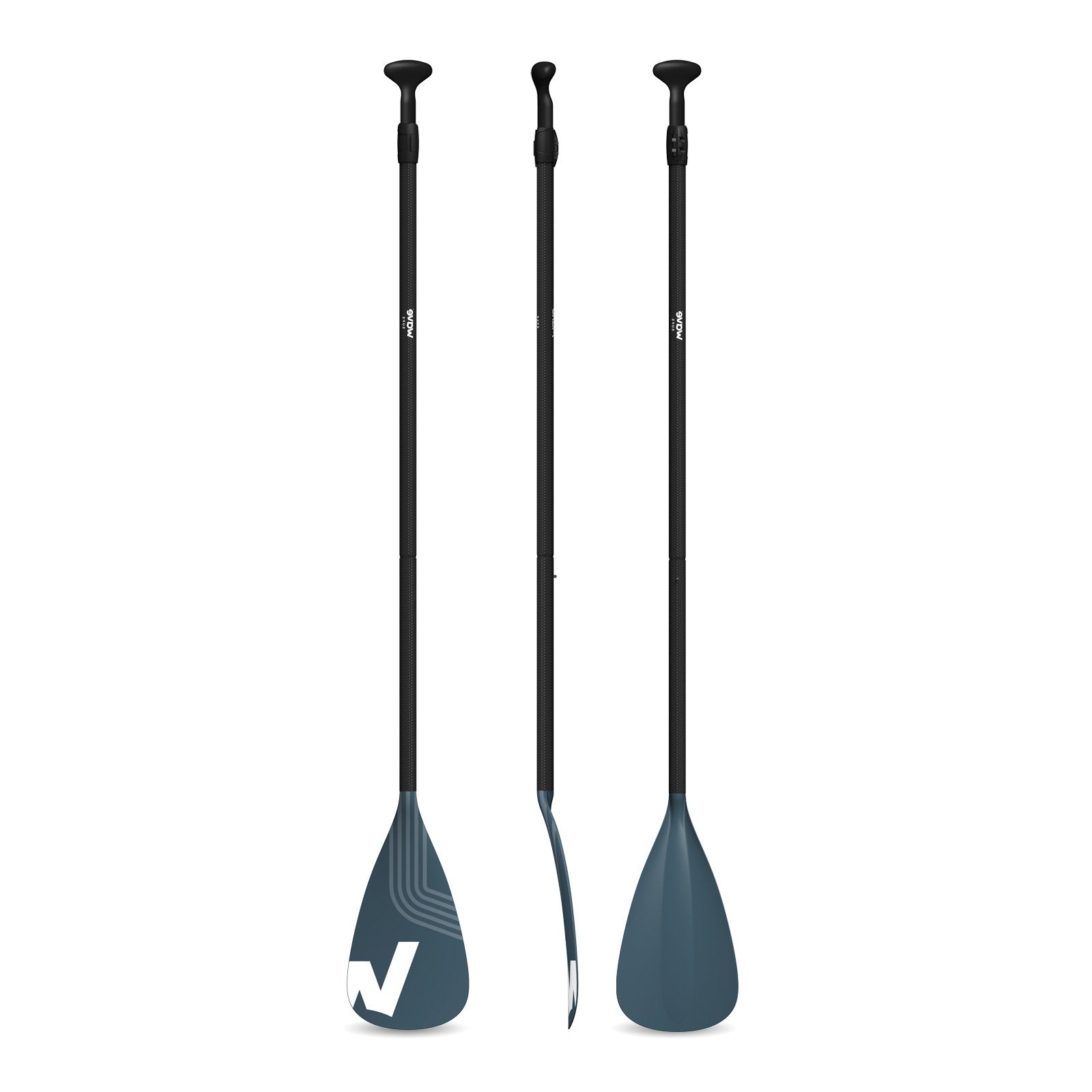 Lightweight Carbon Paddle Paddles Wave Sups Navy