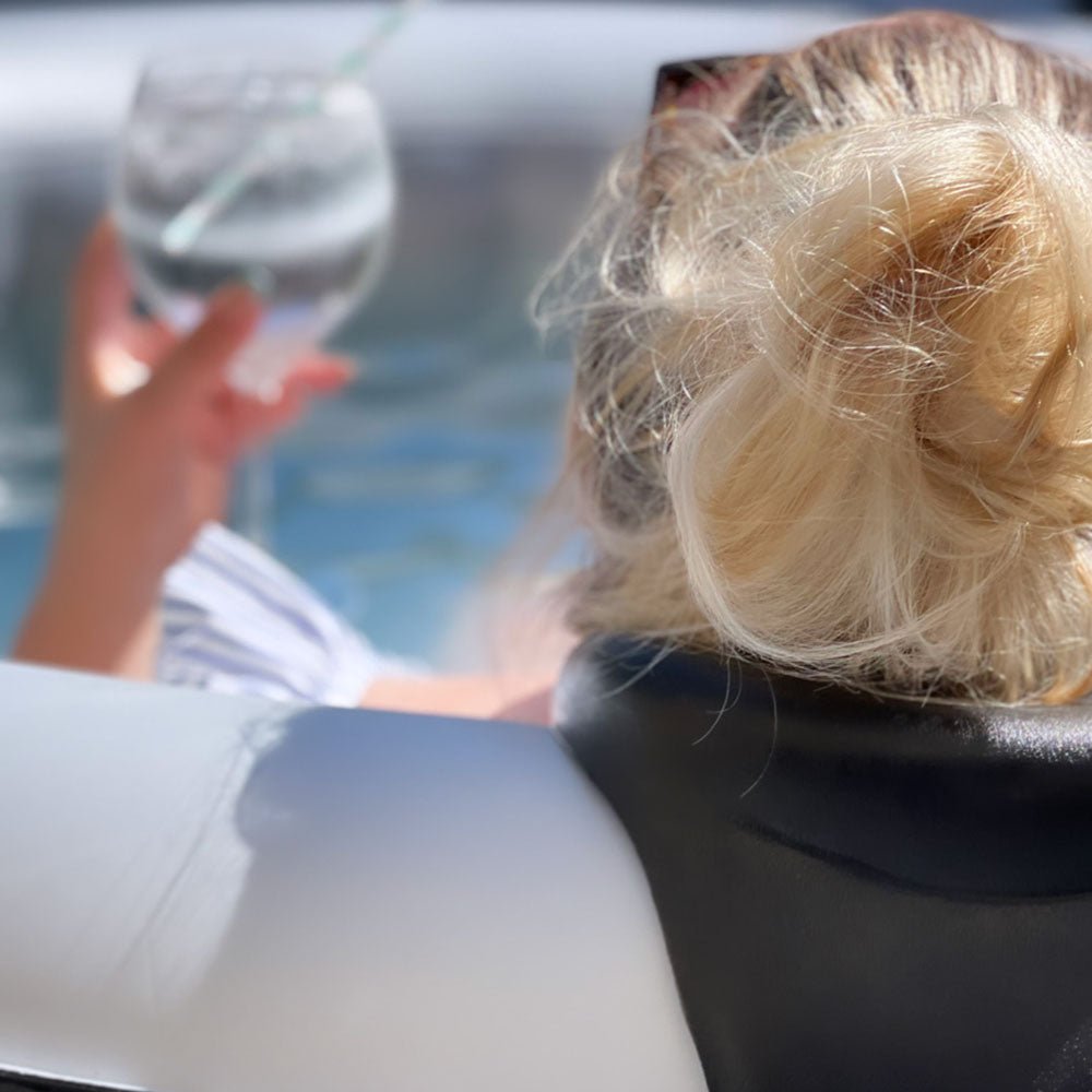 Luxury Spa Comfort Pack | Drinks Holder, 2 Head Rests | Black - Wave Spas Inflatable, foam Hot Tubs