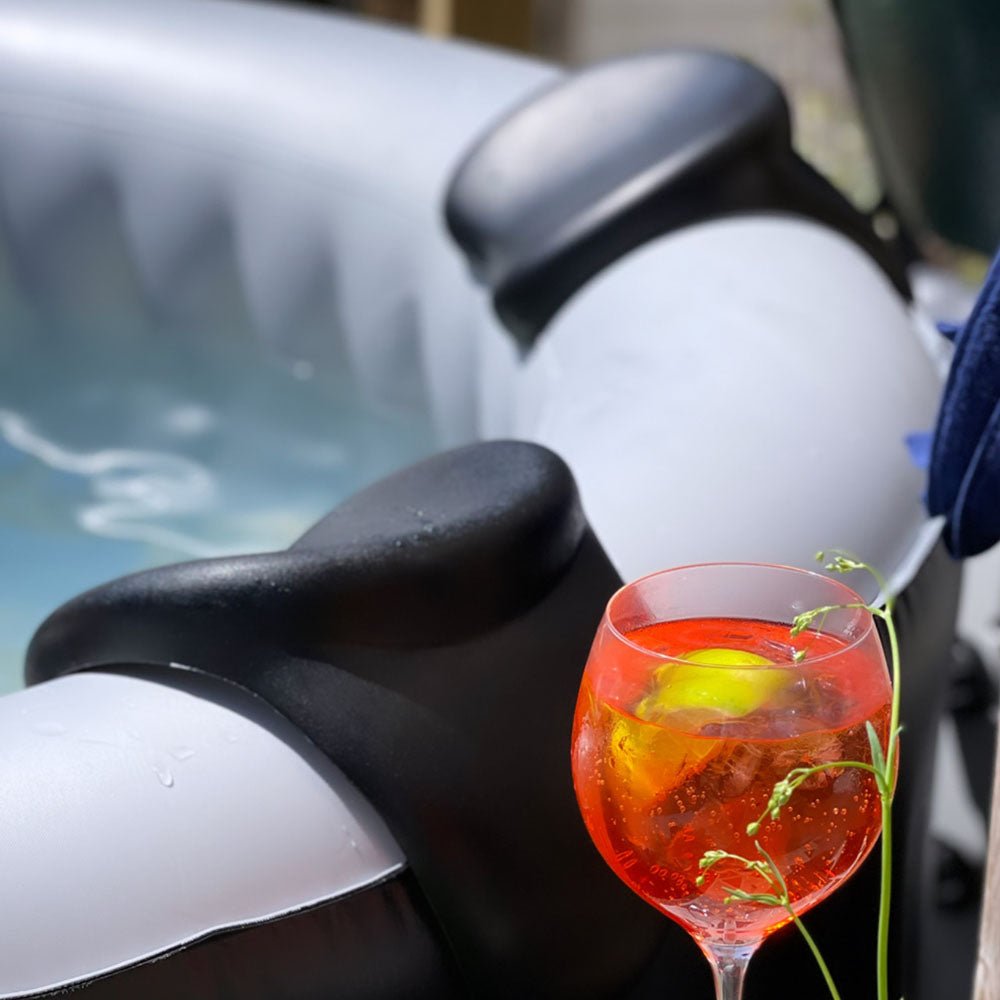 Luxury Spa Comfort Pack | Drinks Holder, 2 Head Rests | Black - Wave Spas Inflatable, foam Hot Tubs