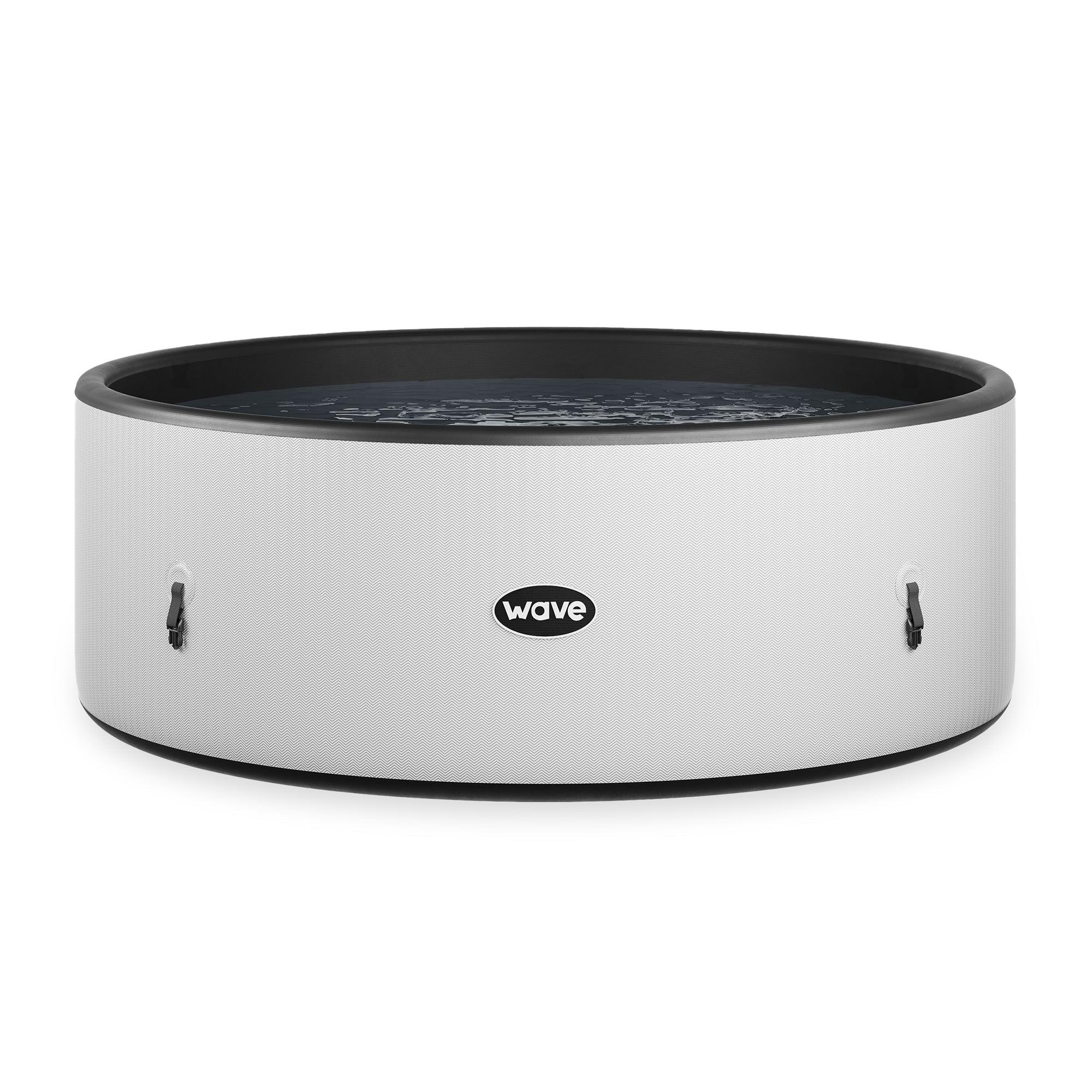 Ontario | 4/6 Person Round Drop Stitch Hot Tub | Herringbone Inflatable Spas Wave Spas UK