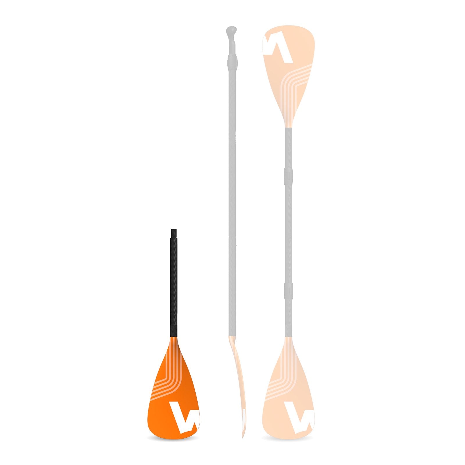 Paddle Blade Paddles Wave Sups Orange