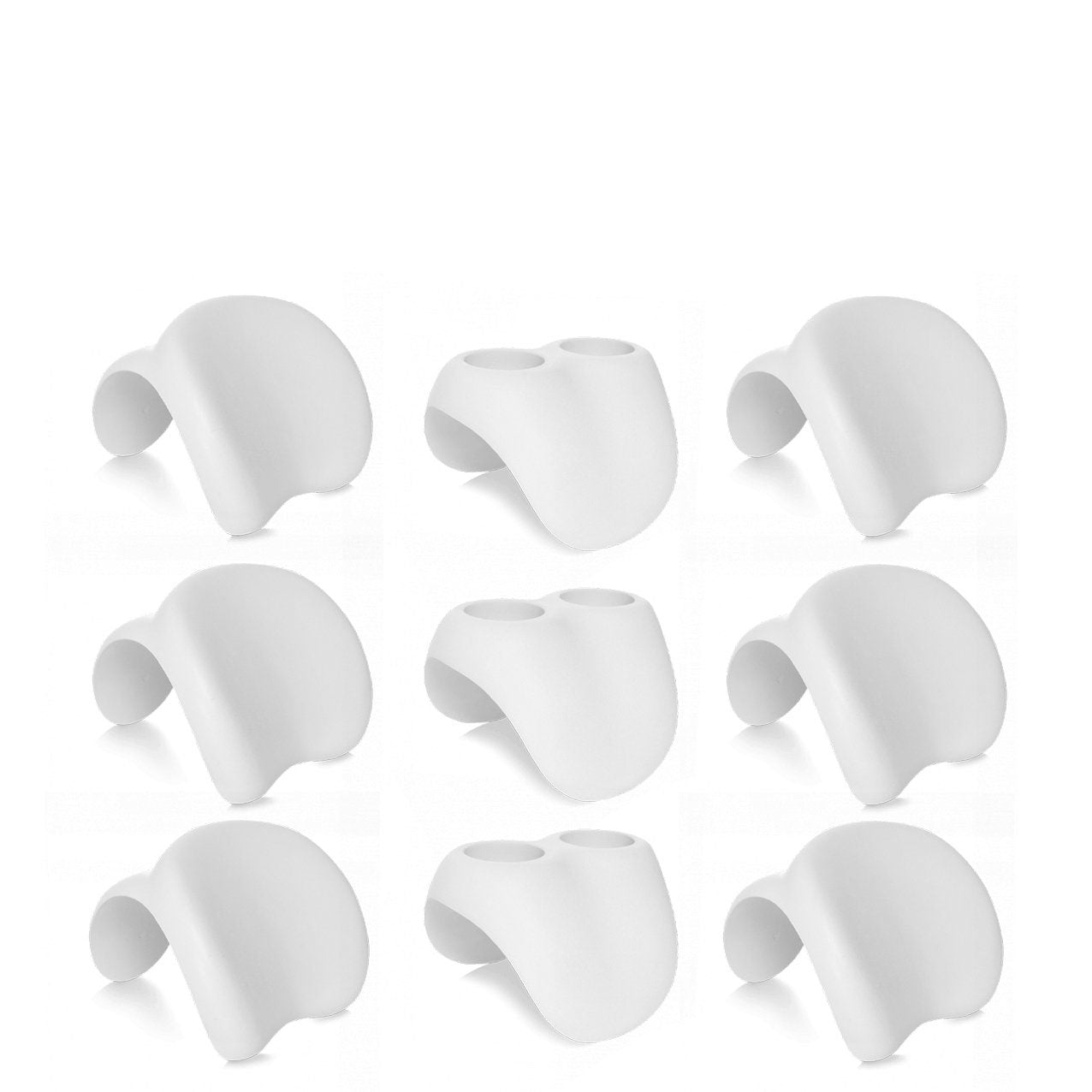 Relax and Refresh Bundle | 3 Drinks Holders, 6 Head Rests | Grey - Wave Spas UK