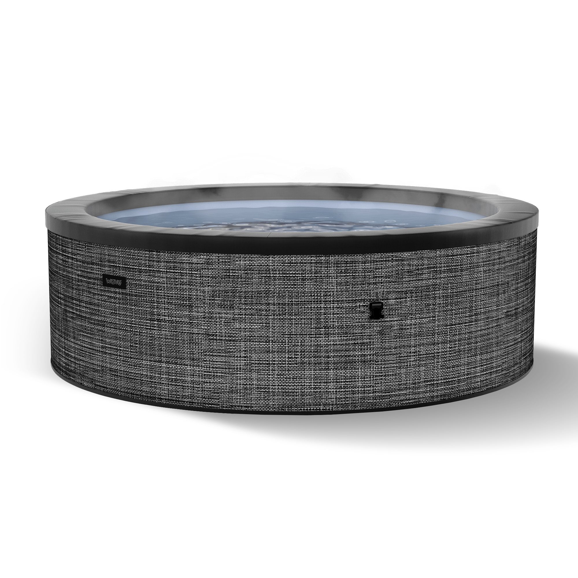 Tahoe | 4/6-Person Eco Foam Hot Tub | Built-In Integrated Heater Foam Eco Spas Wave Spas Flint Grey Standard 4 Person | 156x70cm