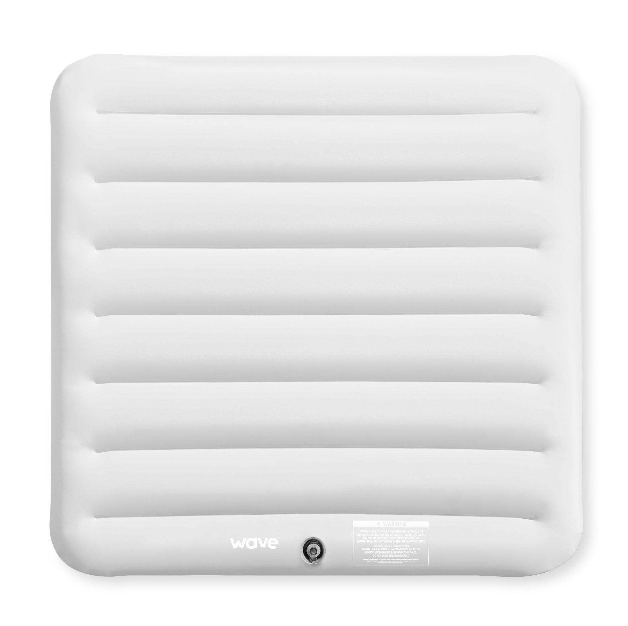 Thermally Efficient Inflatable Cover | Square | White Covers Wave Spas