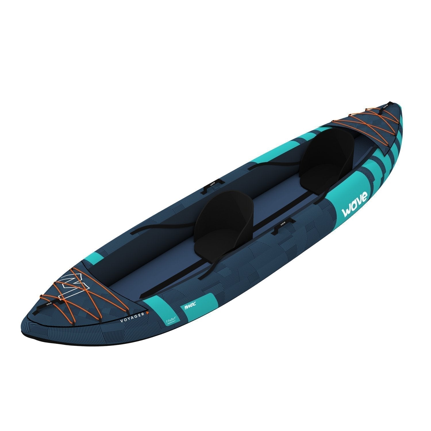 Voyager | Inflatable Kayak | Oxford Cloth | 1-2 Seater Kayak Wave Sups