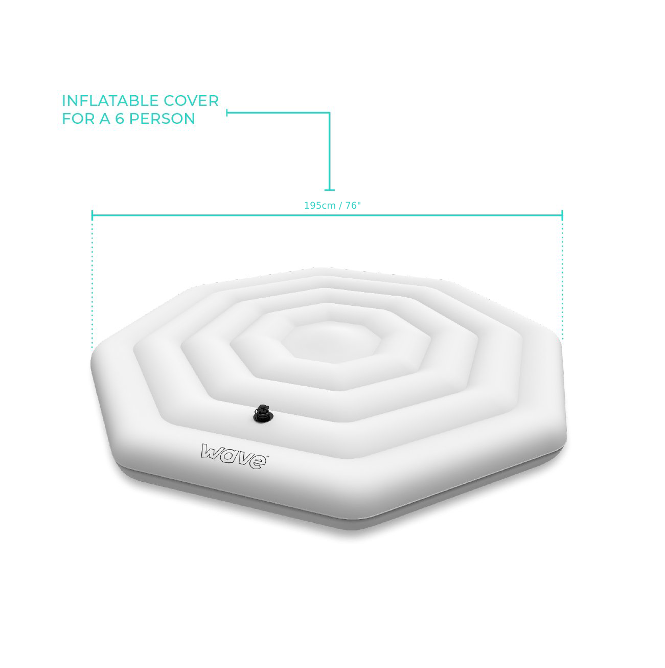 Thermally Efficient Protective Inflatable Cover | White
