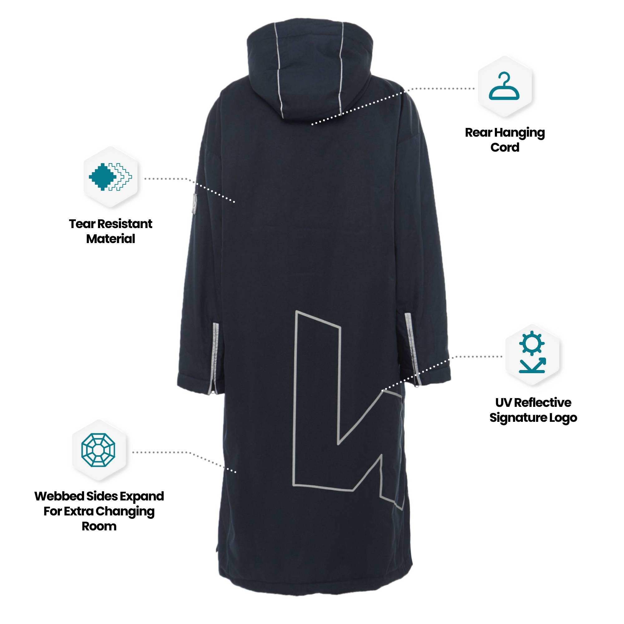 Wave 3-in-1 Changing Robe | Waterproof, Windproof & Quick-Dry Robe