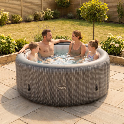 Atlantic | 4/6-Person Inflatable Hot Tub | Built-In Integrated Heater | UKCA