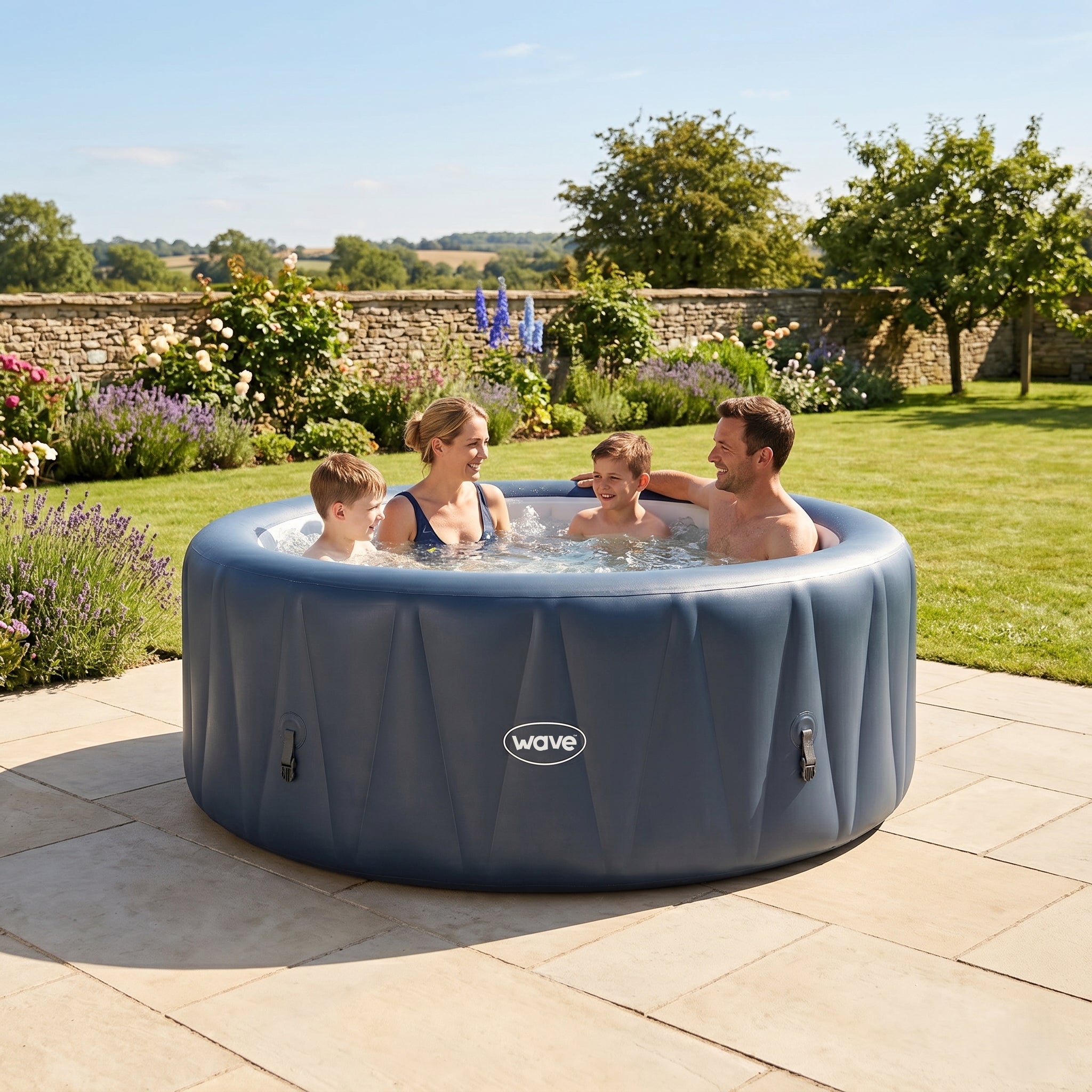 Atlantic | 4/6-Person Inflatable Hot Tub | Integrated Heater | ETL