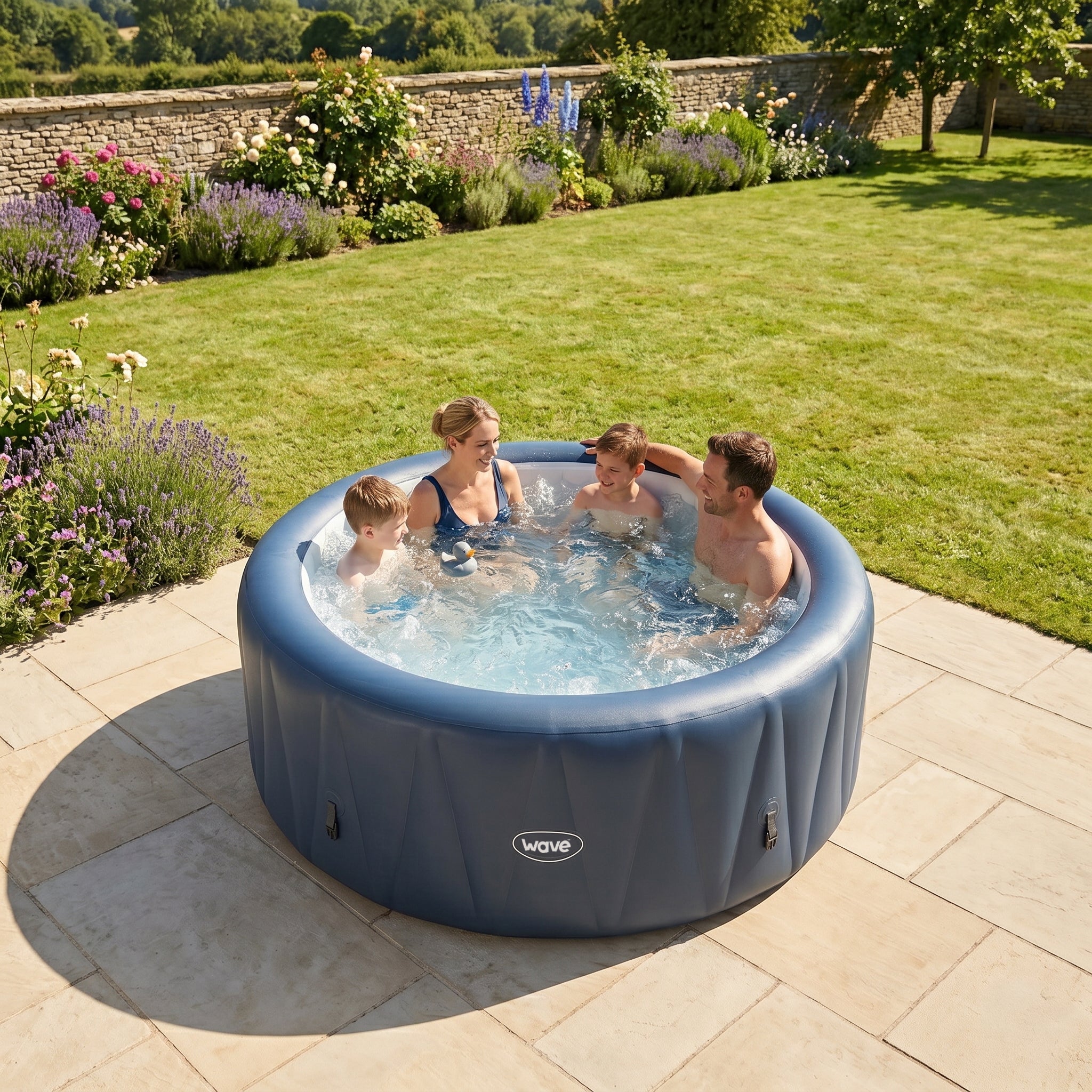 Atlantic | 4/6-Person Inflatable Hot Tub | Integrated Heater | ETL