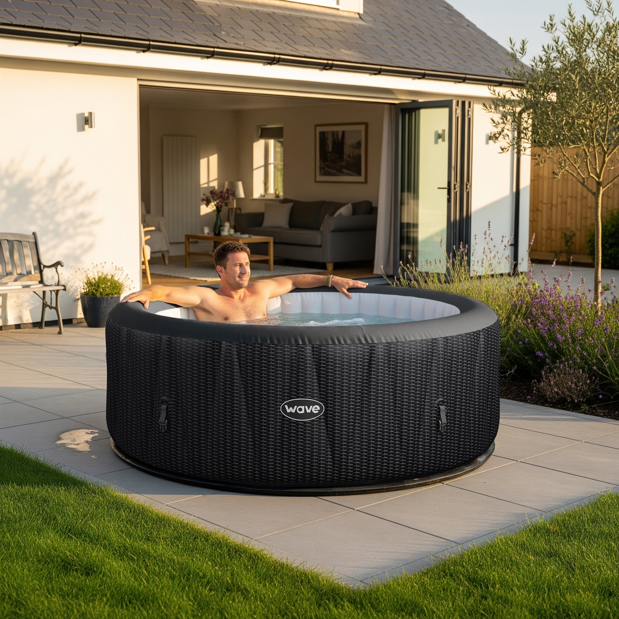 Atlantic | 4/6-Person Inflatable Hot Tub | Built-In Integrated Heater | UKCE