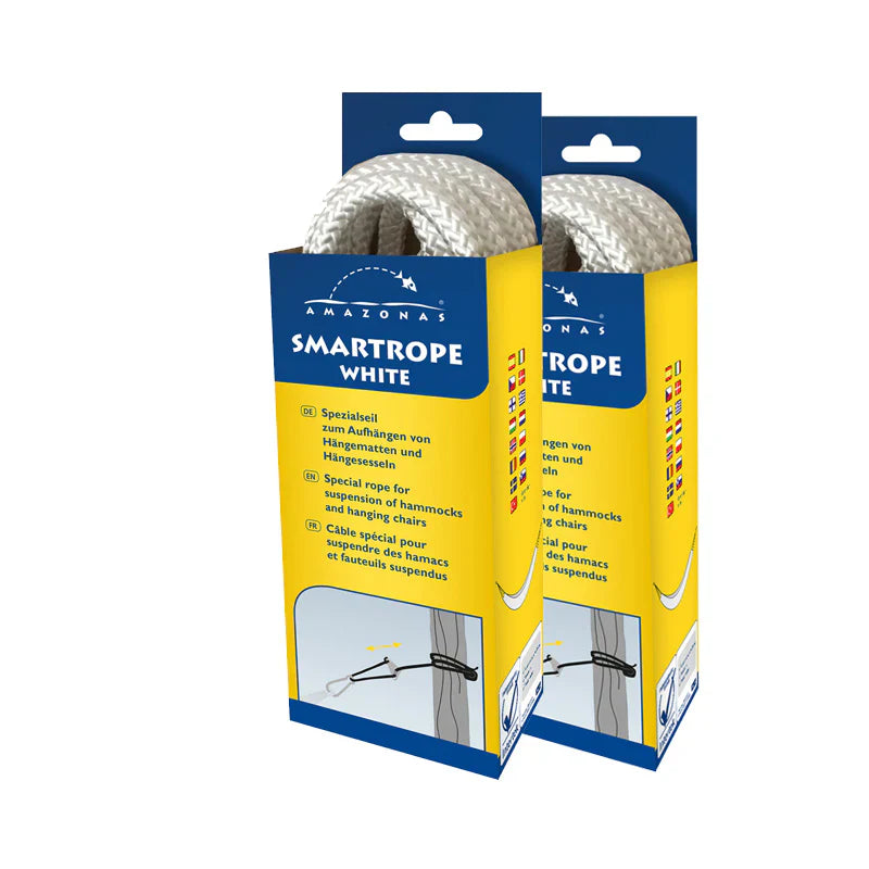 Brand Amazonas - White Ropes for hanging hammocks and hanging chairs - great for trees
