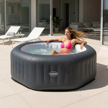 Aegean | 6-Person Inflatable Hot Tub | Built-In Integrated Heater | ETL