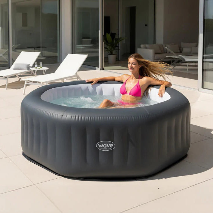 Aegean | 6-Person Inflatable Hot Tub | Built-In Integrated Heater | ETL