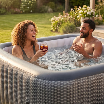 Pacific | 4/6-Person Inflatable Hot Tub | Integrated Heater | ETL