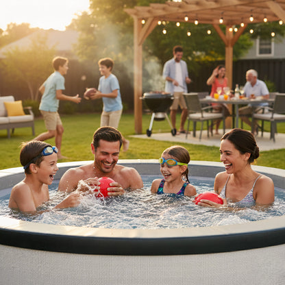 Tahoe | 4/6-Person Eco Foam Hot Tub | Built-In Integrated Heater | ETL