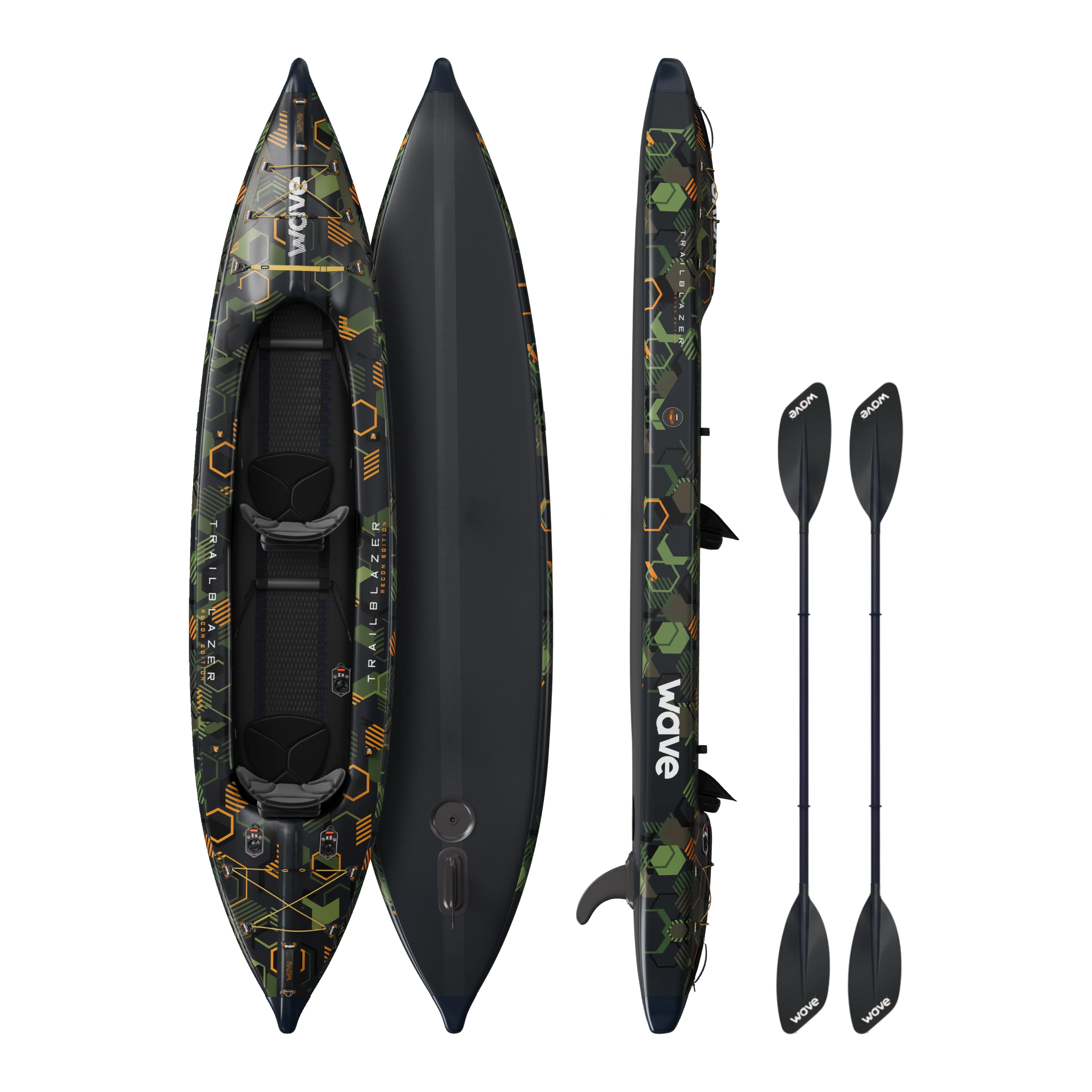 Trailblazer 3.0 | Inflatable Kayak | Drop-Stitch | 2-3 Seater