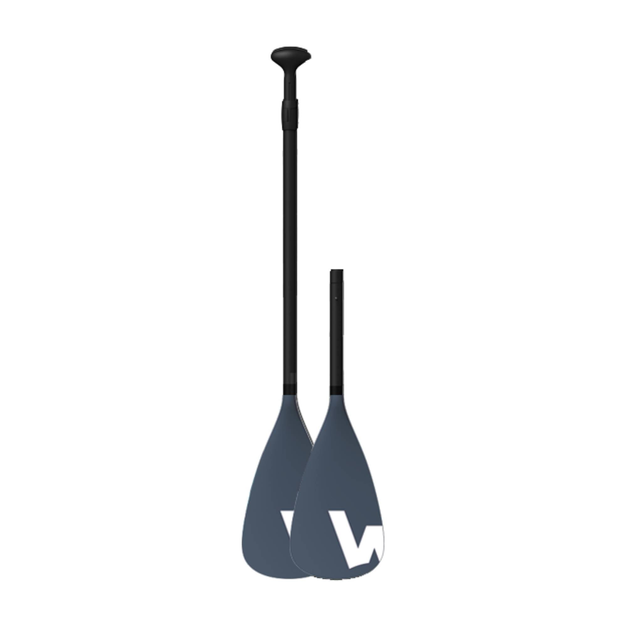 Aluminium Kids Kayak Paddle | 4 Piece Paddles Wave Sups Navy