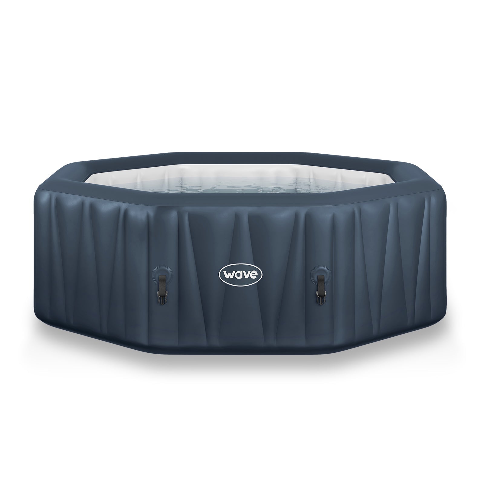 Aegean | 6-Person Inflatable Hot Tub | Integrated Heater Inflatable Spas Wave Spas Navy Standard 6 Person | 195x65cm