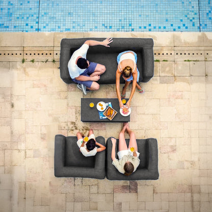 Inflatable Chair and Double Sofa Set Outdoor Furniture Wave Spas UK