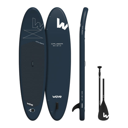 Cruiser 2.0 SUP | Inflatable Paddleboard | 10'9ft Paddleboards Wave Sups Navy 10'9 | 327x81x15cm