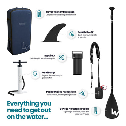 Cruiser 2.0 SUP | Inflatable Paddleboard | 10'9ft Paddleboards Wave Sups