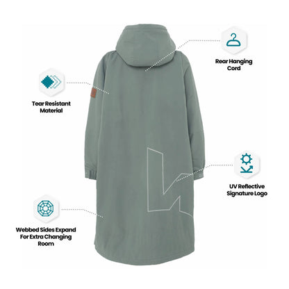 Fleece - Lined Changing Robe | Unisex - Wave Sups UK