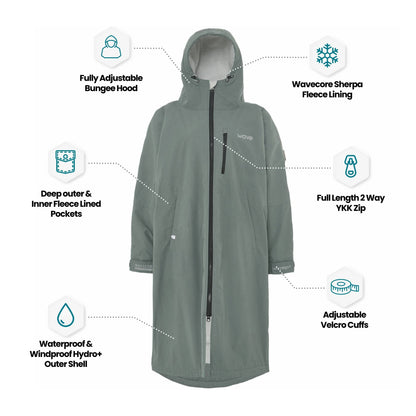 Fleece - Lined Changing Robe | Unisex - Wave Sups UK
