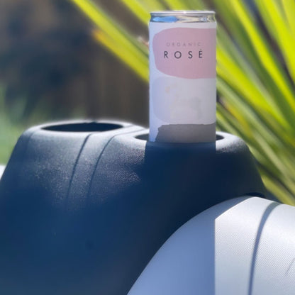 Comfort Pack | 2 Drinks Holders, 4 Head Rests | Light Grey Head Rests Wave Spas