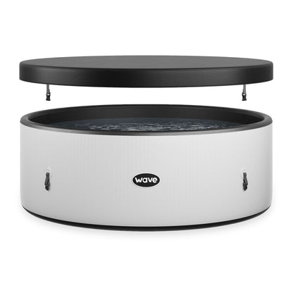 Ontario | 4/6 Person Round Drop Stitch Hot Tub | Herringbone Inflatable Spas Wave Spas UK