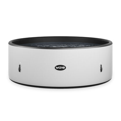 Ontario | 4/6 Person Round Drop Stitch Hot Tub | Herringbone Inflatable Spas Wave Spas UK