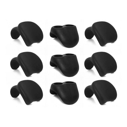 Relax and Refresh Bundle | 3 Drinks Holders, 6 Head Rests | Black Drinks Holder Wave Spas