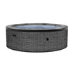 Tahoe v2 | 4/6-Person Eco Foam Hot Tub | Integrated Heater | Flint Gray - Wave Spas USA