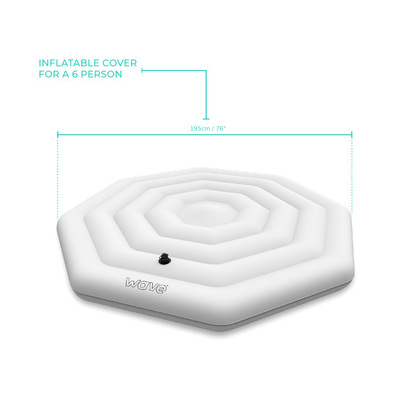 Thermally Efficient Protective Inflatable Cover | White