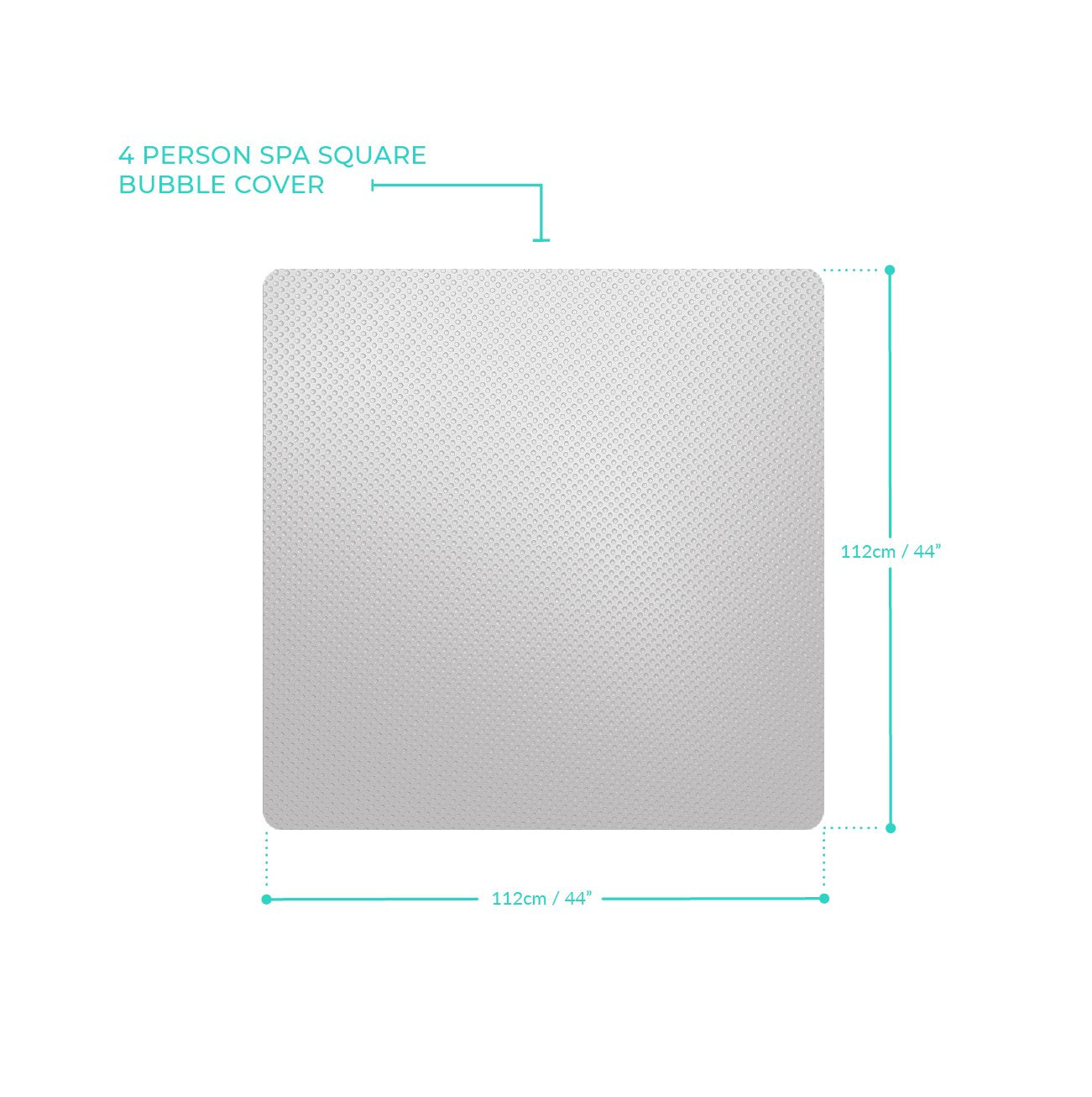 Energy-Saving Floating Eco Liner | 4 Person | Square Covers Wave Spas