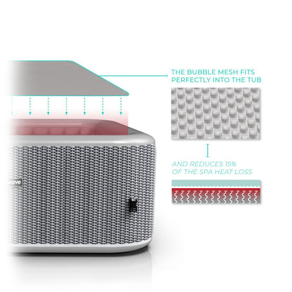 Energy-Saving Floating Eco Liner | 4 Person | Square Covers Wave Spas