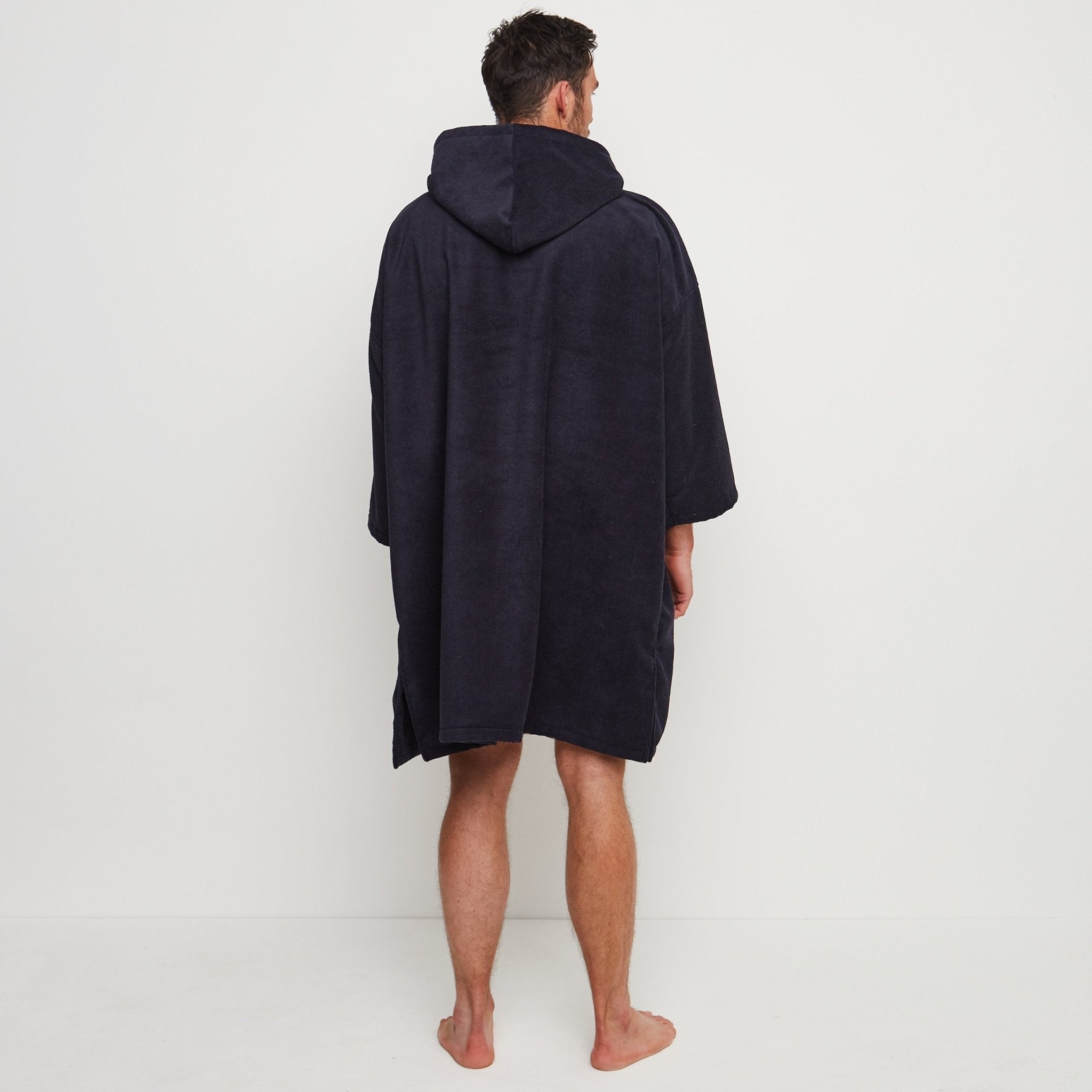 Towel Robe | Navy - Wave Spas Inflatable, foam Hot Tubs