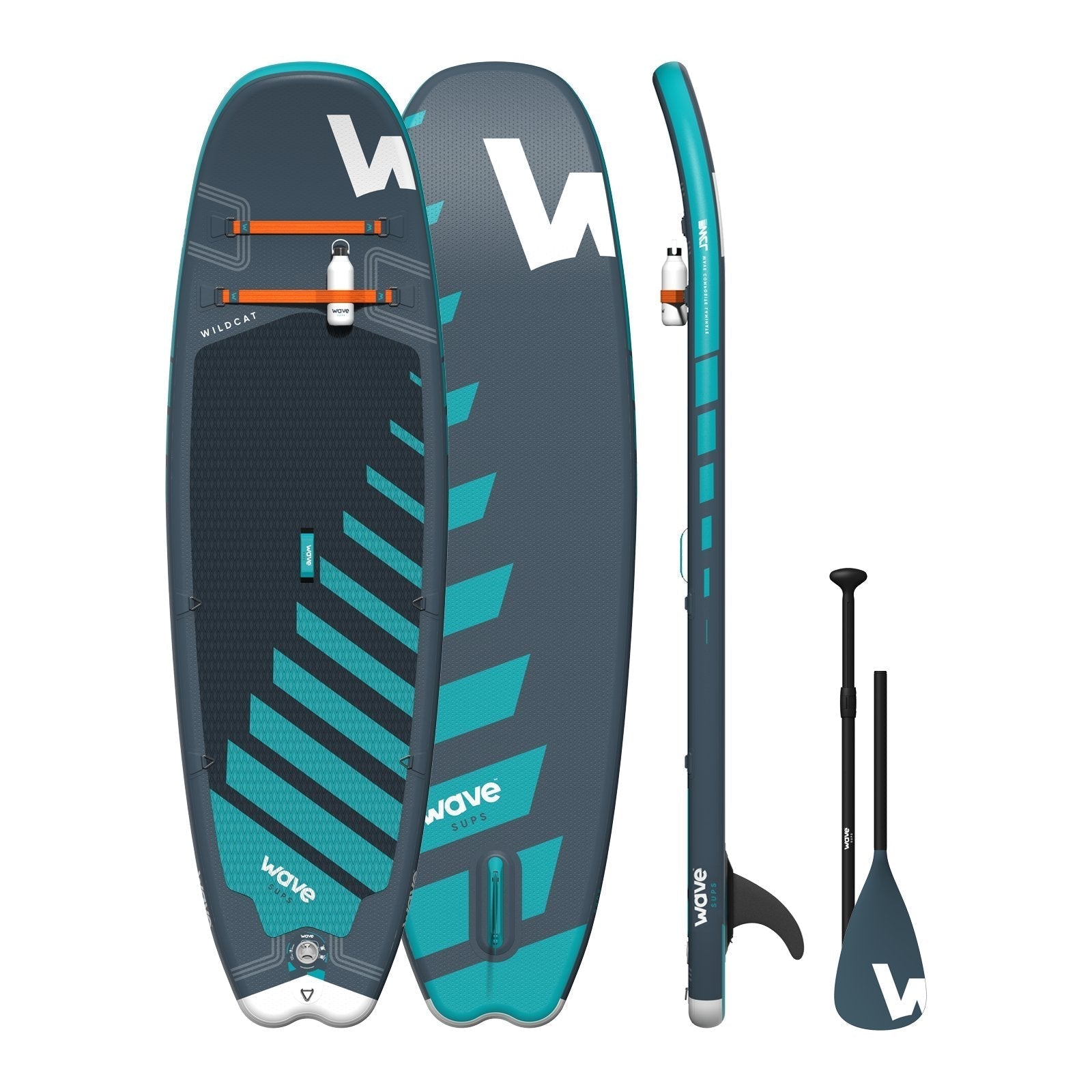 Wildcat SUP | Inflatable Stand-Up Paddleboard | Surf SUP Package | 8.6ft Paddleboards Wave Sups Navy 8.6ft | 260x75x10cm (102x29.5x4") data-contona-source